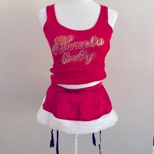 Victoria’s Secret Santa baby tank top- only